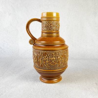 Dortmunder Susannenkrug – Vintage Bierkrug/Vase mit Reliefdekor & Zertifikat, limitiert