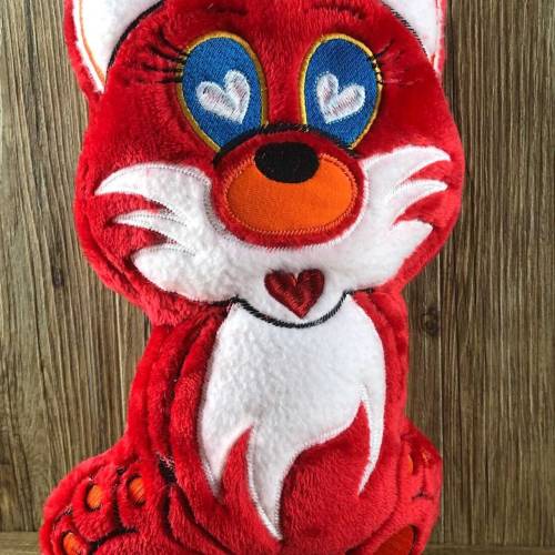 Stickdatei ITH Fuchs FRITZ für Rahmen 20×30cm, Maschinenstickerei, ITH Stickmuster mit Tiermotiv