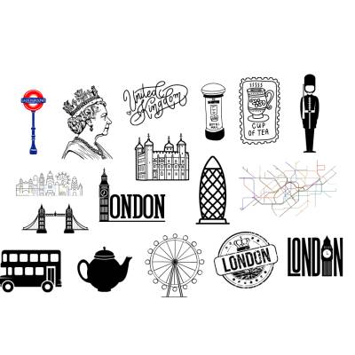 England Great Britain Bundle PNG SVG Datei - Download Plotterdatei - svg png - Queen London Eye Tower Bridge Big Ben 