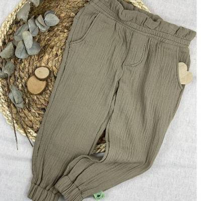 Handgenähte Musselinhose für Kinder