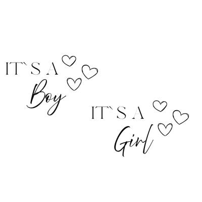 It's A Girl / It's A Boy Bundle PNG SVG Datei - Download Plotterdatei - Plotter File - Its a Boy Its a Girl - Family Lov