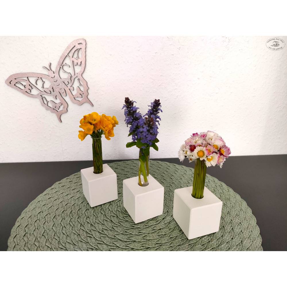 Holzvase 