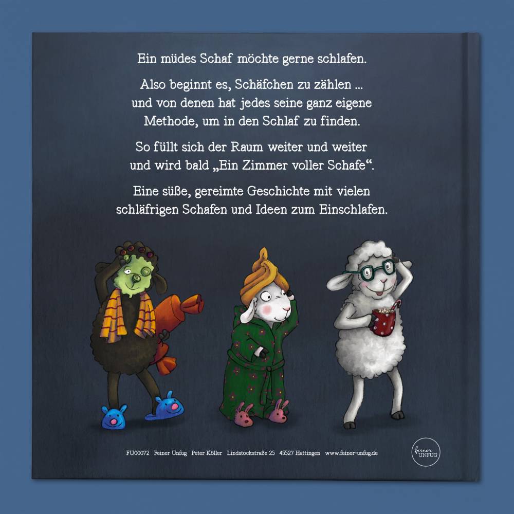 Bilderbuch, Kinderbuch, Einschlafbuch, ab 4 Jahre, »Ein Zimmer voller Schafe«, 48 Seiten inkl. Mini-Poster, 21x21 cm Bild 9