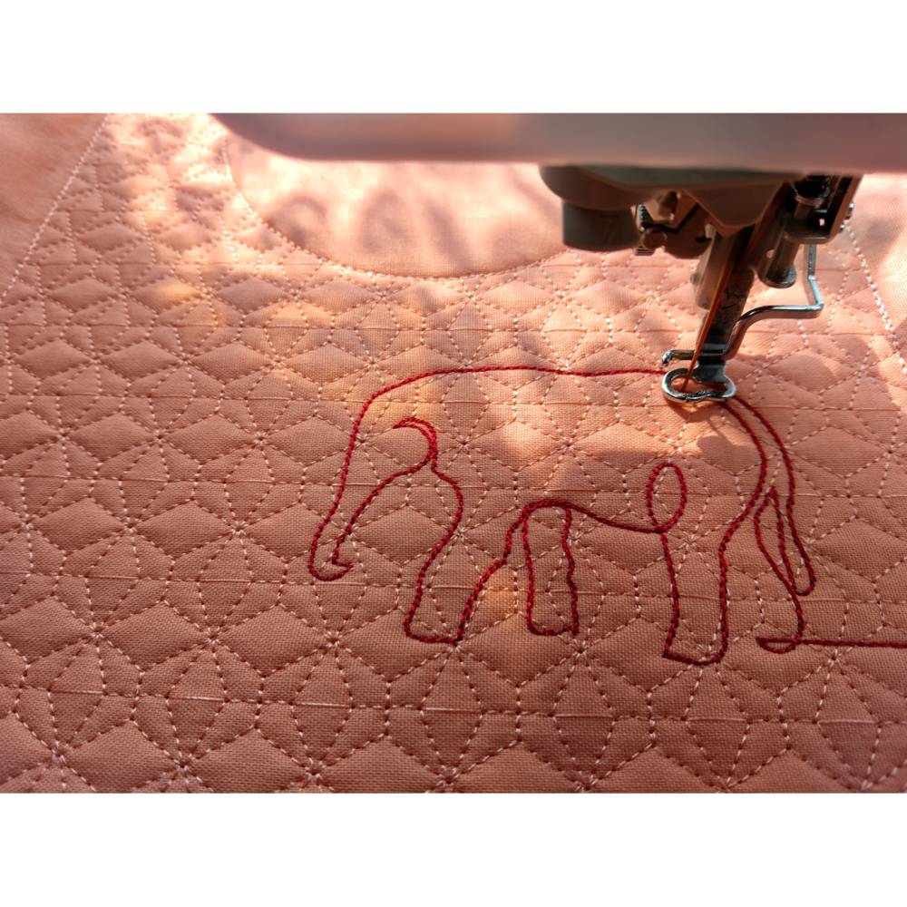 Babyelefant oneline 12-14x18cm Bild 4