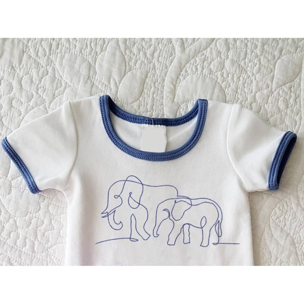 Babyelefant oneline 12-14x18cm Bild 6