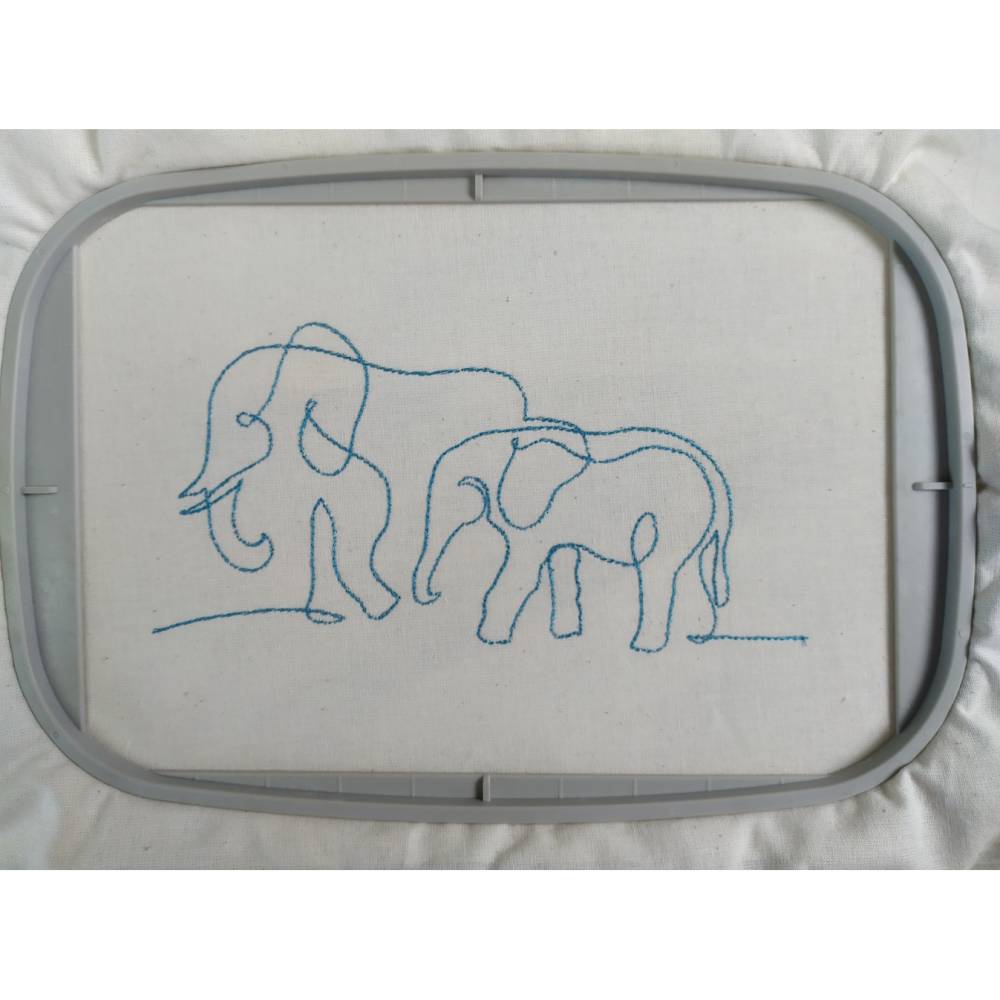 Babyelefant oneline 12-14x18cm Bild 8