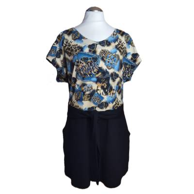 Damen Jumpsuit Sommer, Gr. M, 95% Baumwolle, 5% Elasthan