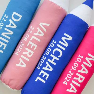 Personalisierte Stiftkissen | Geschenk Einschulung | Kissen mit Name | Geschenk Kindergarten Abschluss | Lehrer Geschenk