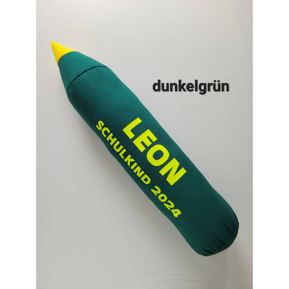 Personalisierte Stiftkissen | Geschenk Einschulung | Kissen mit Name | Geschenk Kindergarten Abschluss | Lehrer Geschenk Bild 2