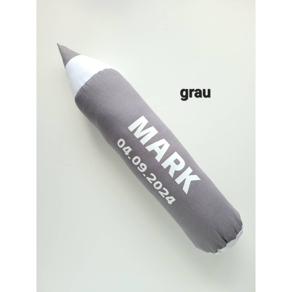 Personalisierte Stiftkissen | Geschenk Einschulung | Kissen mit Name | Geschenk Kindergarten Abschluss | Lehrer Geschenk Bild 6