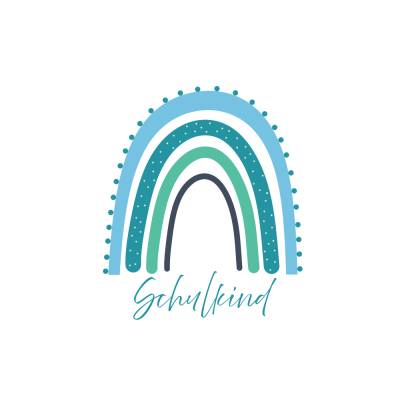 Schulkind Regenbogen PNG SVG Datei - Download Plotterdatei - Plotter File - Geschenkidee Gift idea - Kindergarten Vorsch