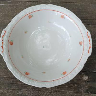 Porzellan Schüssel Berchtesgaden Schaller – Vintage Schale, 23 cm Durchmesser