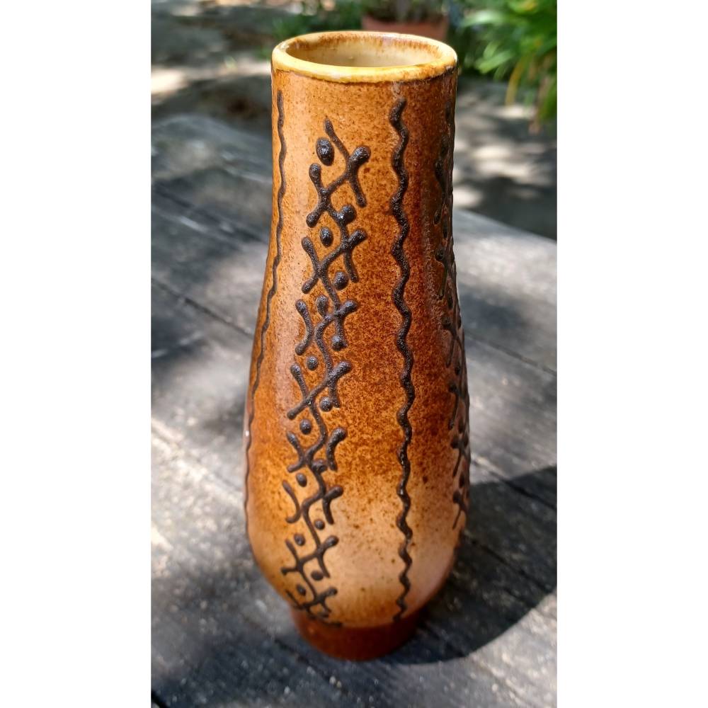 Vintage Keramik Vase 70er Jahre – Original Retro Deko & Sammlerstück