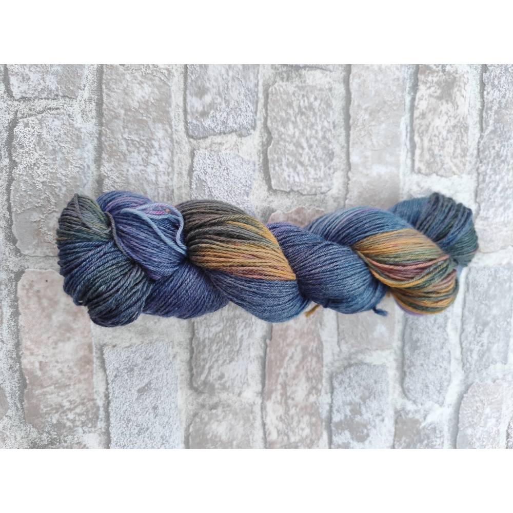 Sockenwolle Bambus superfine handgefrbt