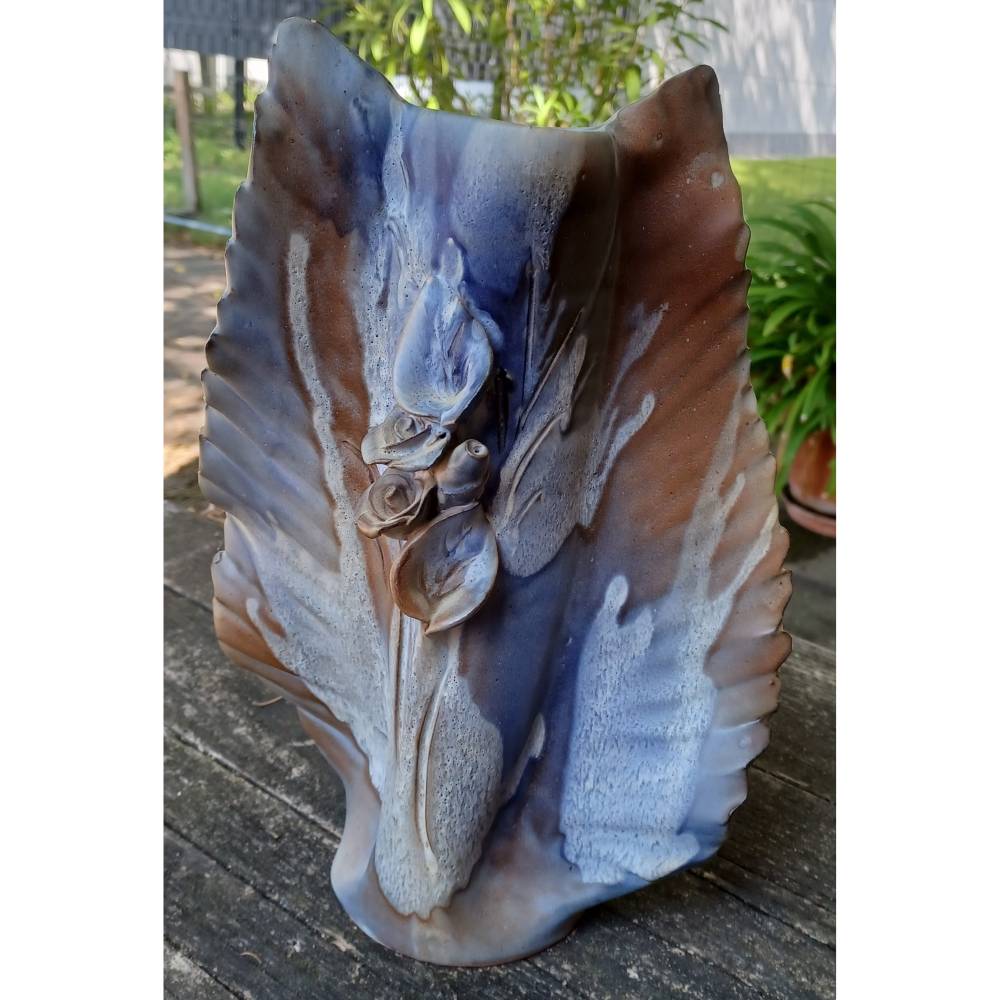 Außergewöhnliche Keramik Vase aus den 80er Jahren – Vintage Deko-Unikat