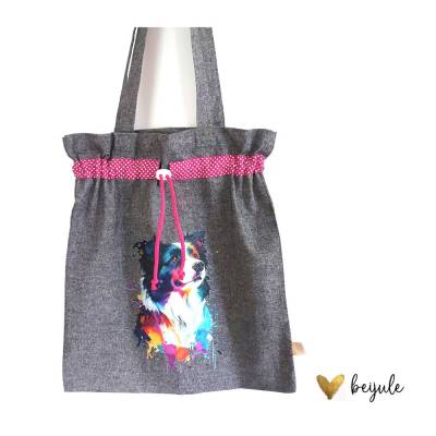 Taschenbeutel mit Hundemotiv