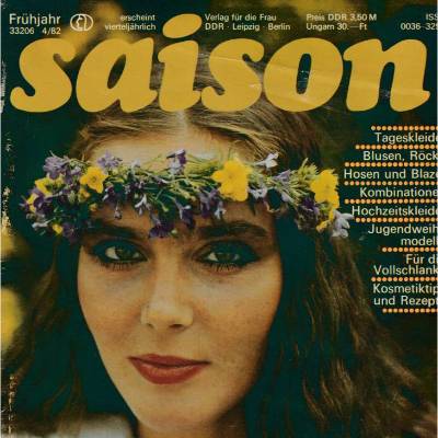 Zeitschrift Saison 4/1982 DDR Vintage aus den 1980er Jahren