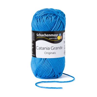 65,00 € / 1 kg Schachenmayr ’Catania Grande’ Baumwolle Wolle Garn z.B. für Shirts Tops Amigurumis Farbe: capri / 3284