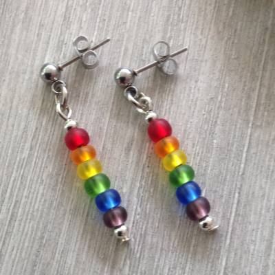 Ohrstecker 'Regenbogen'