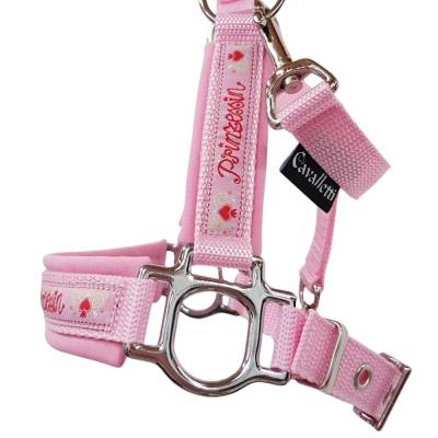 Halfter Shetty XS Prinzessin Pferdehalfter Größe Shetty XS rosa