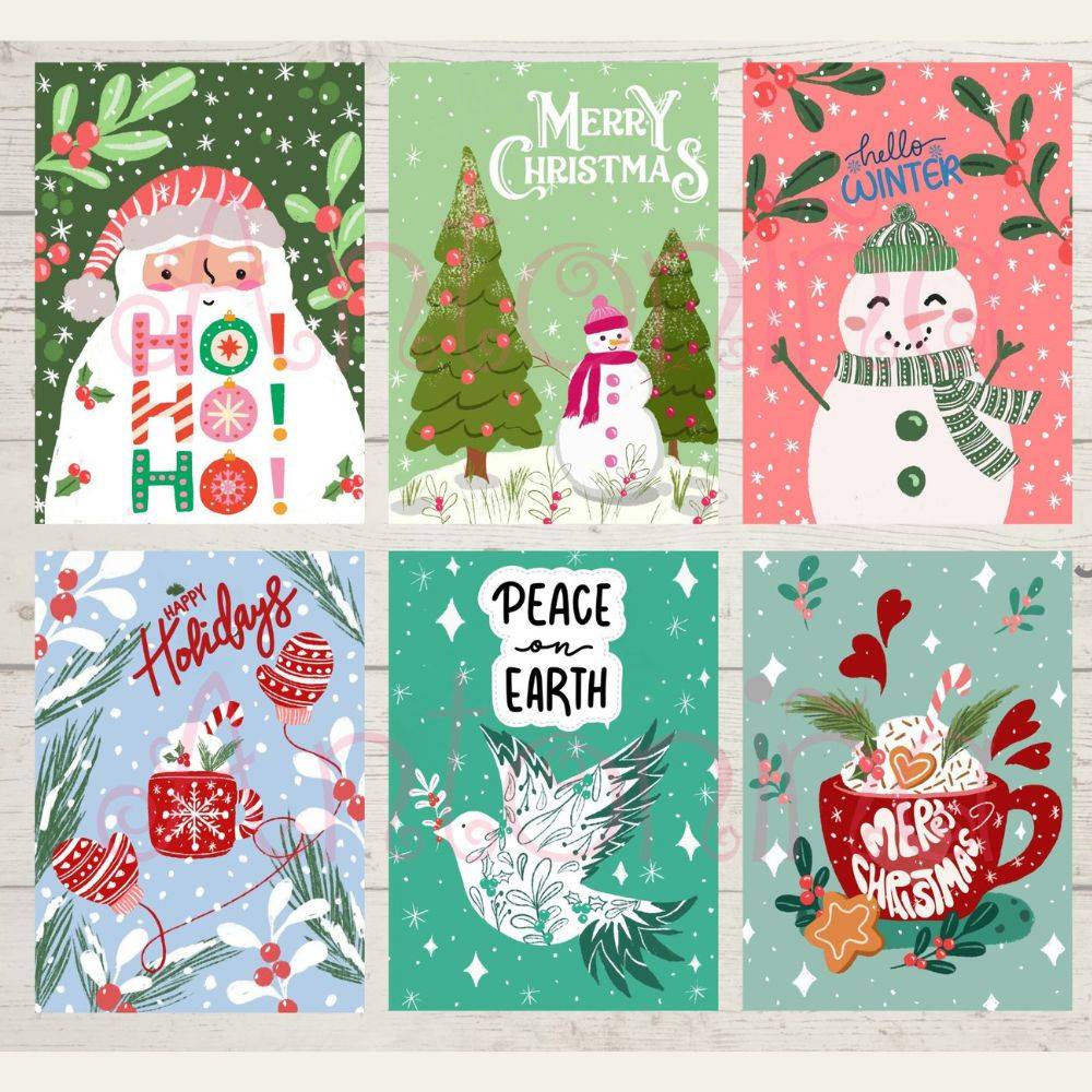 schöne Weihnachtskarten, DOWNLOAD, JPG PNG Bild 2