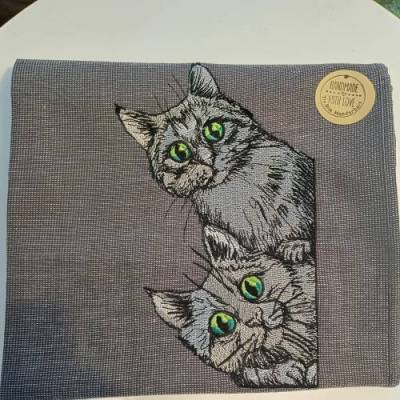 Küchenhandtuch Geschirrtuch Katze