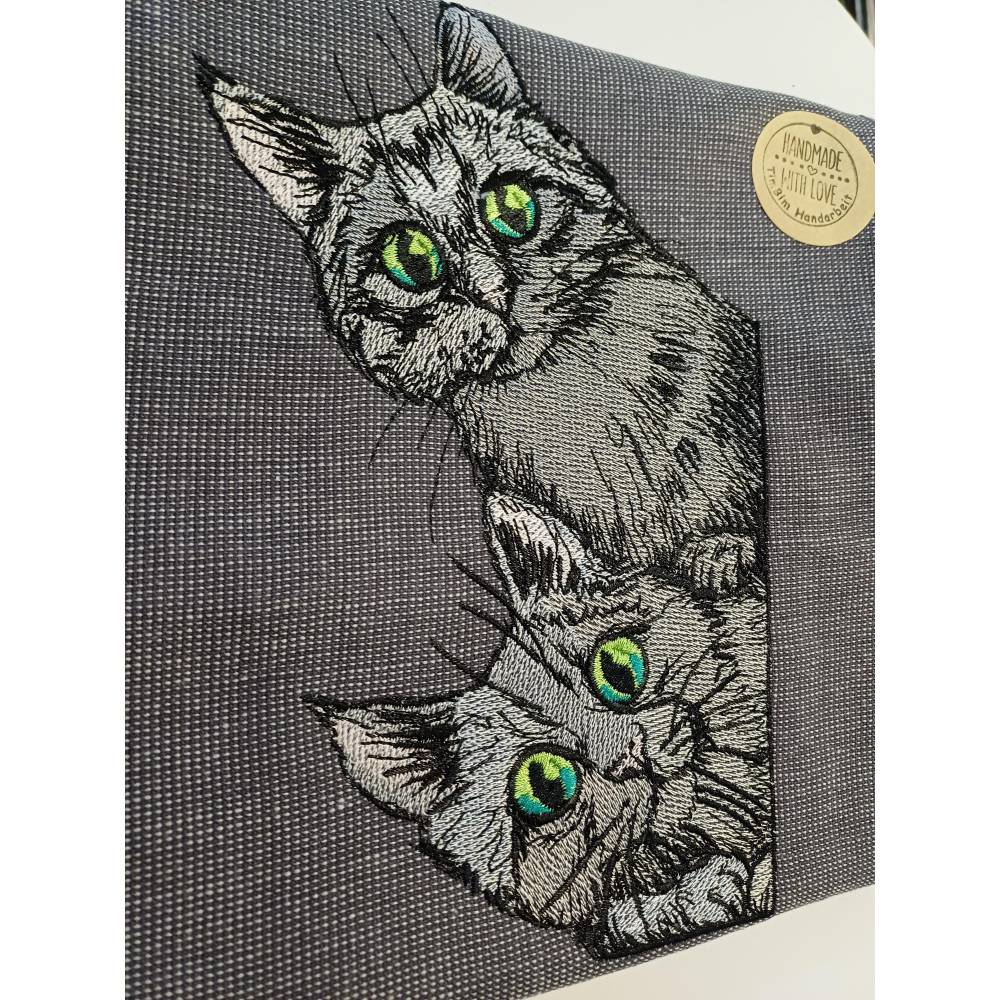 Küchenhandtuch Geschirrtuch Katze
