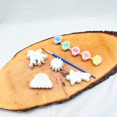 DIY-Figuren-Set zum Bemalen – Bastelspaß für Kinder Gästeheschenk Goodie Bag