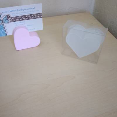 Silikonform Deko-Herz als Kartenhalter & Fotohalter – vielseitig & einfach, ca. 4,8 x 5,4 x 2 cm