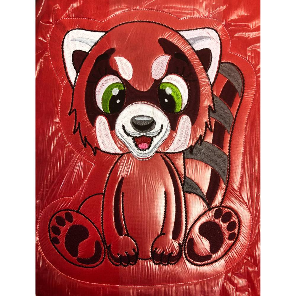 Stickdatei Applikation Panda Pitt in 3 Größen, Maschinenstickerei, Stickmuster mit Tiermotiv Bild 6