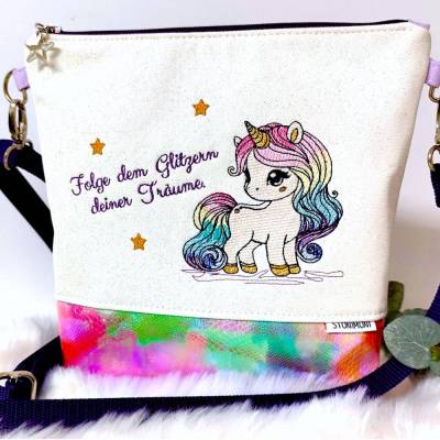 Stickdateien Set Einhorn Scribble Stil inkl. ITH ab 10x10 cm – Doro-Collection
