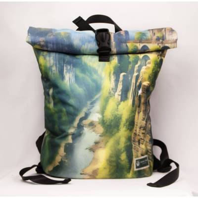 Rolltop Rucksack Damen & Herren – Handgemacht, Wasserdicht, 15 Zoll Laptopfach, Made in Germany