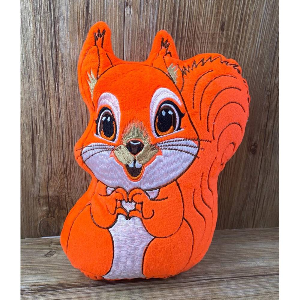Stickdatei ITH Eichhörnchen Fritzi für Rahmen 13 x 18 cm, Maschinenstickerei, ITH Stickmuster mit Tiermotiv Bild 6