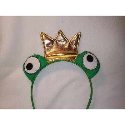 Haarreif, Froschkönig, Frosch, Erwachsener, Kind, Verkleidung, Kostüm, Fasching, Karneval, Geburtstag, Kopfschmuck