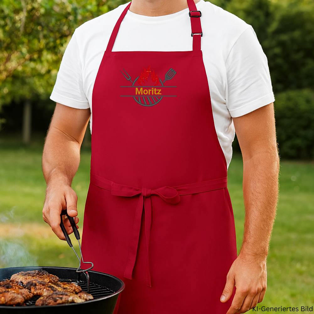 Quietsche-Ente Flammen mit Slogan BBQ-Queen - Kuhlesprüche Quietsche-Ente Flammen mit Slogan BBQ-Queen - Kuhlesprüche