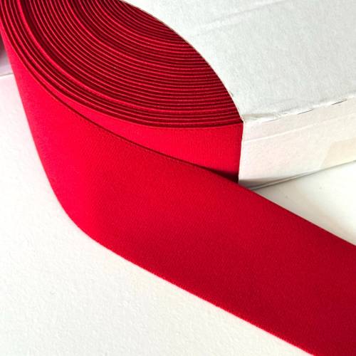 1 Meter Veno Elastic-Band 40mm rot, glatt