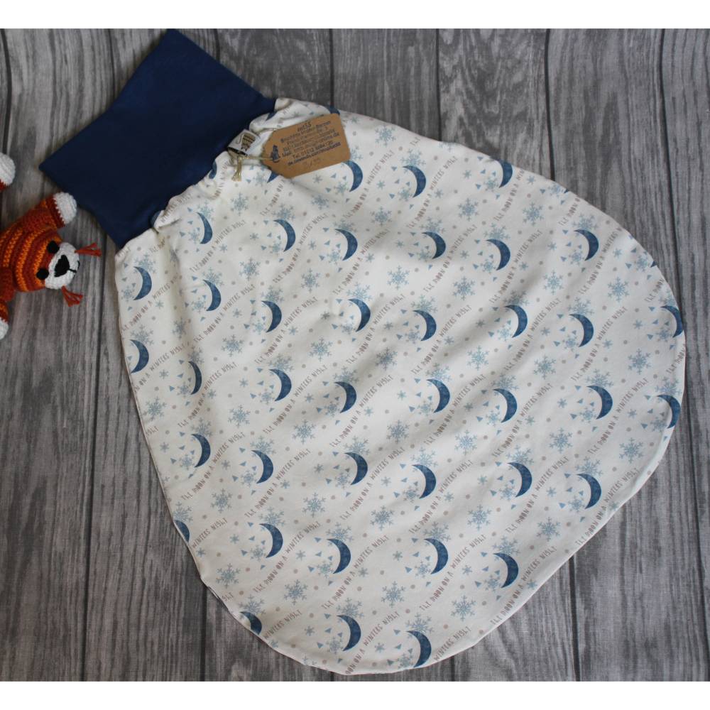 Pucksack/Strampelsack/Schlafsack *Halbmond* 4 Gren, 2 Ausfhrungen,  genderneutral