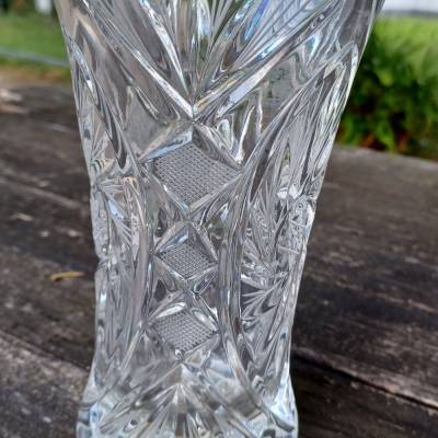Vintage Kristall Vase 50er Jahre – Stilvolle Dekoration für dein Zuhause