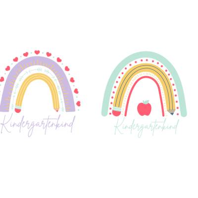 Kindergartenkind Bundle PNG SVG Datei - Download Plotterdatei - Plotter File - Geschenkidee Gift idea - Kindergarten Vor