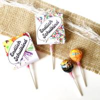 Druckvorlage Endlich Schulkind, Geschenk Einschulung, 1. Klasse, Lolly, Erstklässler, Schultüte, Schulanfang