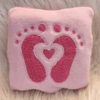 Stickdatei Babyfüsse 2 - Negativ Applikation Set 2548 – 5 Größen, Applikation für Schultüte, Kleidung & Accessoires