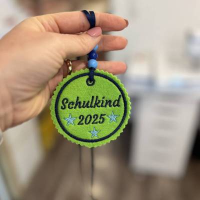 Anhänger für  Schultüte  zum Befestigen an der Schultüte zur Einschulung Schulranzen Tornister