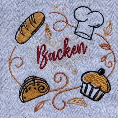 Stickdatei Backen 12-14x18