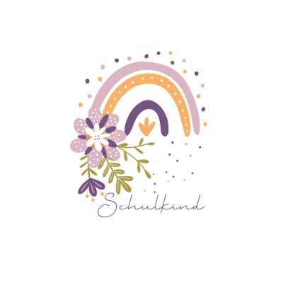 Schulkind Regenbogen PNG SVG Datei - Download Plotterdatei - Plotter File - Geschenkidee Gift - Kindergarten Vorschule 