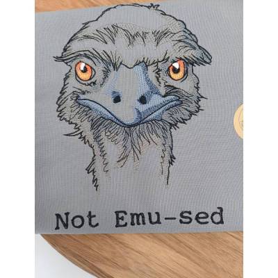 Küchenhandtuch Geschirrtuch Emu Vogel