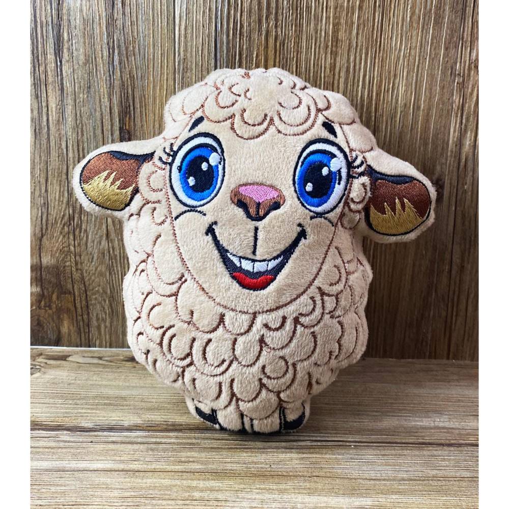 Stickdatei ITH Schaf Ulla für Rahmen 20x30 cm, Maschinenstickerei, ITH Stickmuster mit Tiermotiv Bild 5