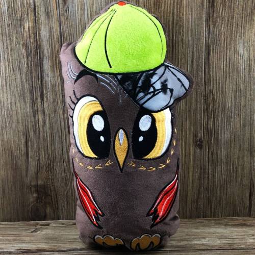 Stickdatei ITH Eule Cap für Rahmen 16×26 cm, Maschinenstickerei, ITH Stickmuster mit Tiermotiv