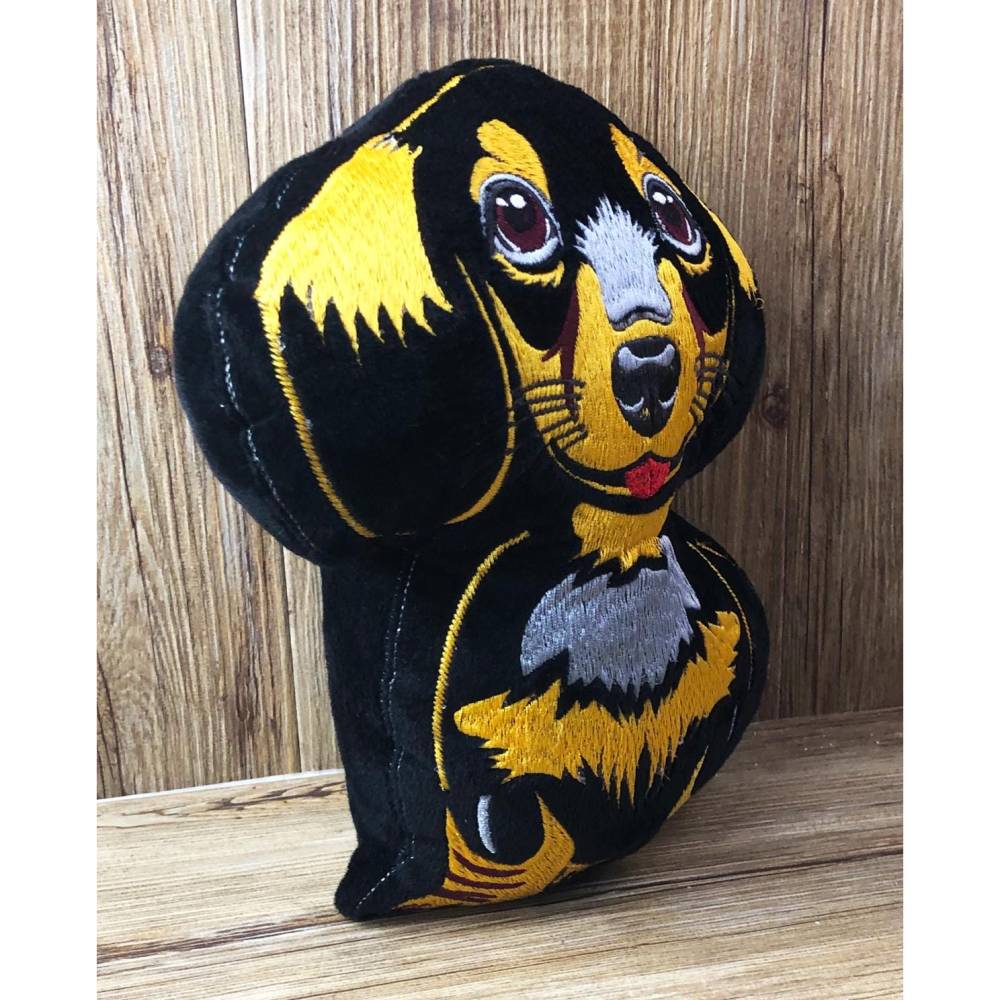 Stickdatei ITH Dackel Waldi für Rahmen 20x30 cm, Maschinenstickerei, ITH Stickmuster mit Tiermotiv Bild 7
