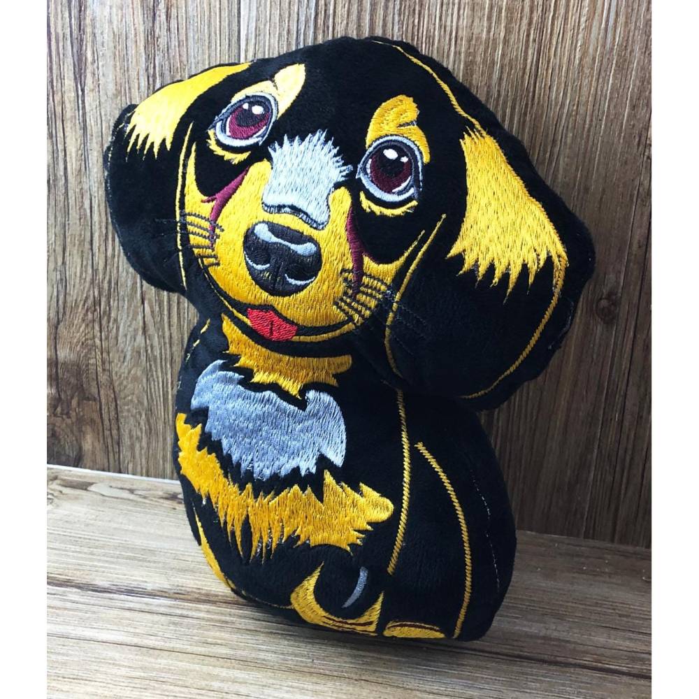 Stickdatei ITH Dackel Waldi für Rahmen 20x30 cm, Maschinenstickerei, ITH Stickmuster mit Tiermotiv Bild 9