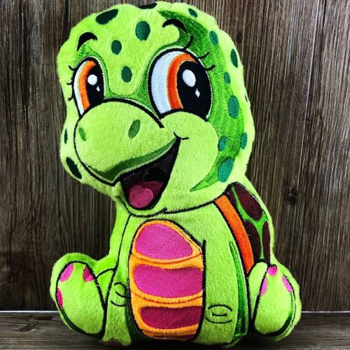 Stickdatei ITH Schildkröte BRUNI für Rahmen 20×30cm, Maschinenstickerei, ITH Stickmuster mit Tiermotiv